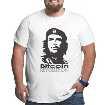 Bitcoin Revoliucijos Ernesto Guevaros Che Guevaros Marškinėliai Vyrų T-Shirt Didelis, Aukštas, Trišakiai Drabužiai Plius Dydis didelio Dydžio, Didelio 4XL 5XL 6XL