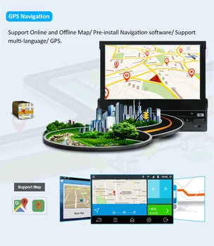 Bosion Android 10.0 Automobilio Multimedijos Grotuvas Radijo Universalus GPS Navigacija, Automobilių Garso įranga Su 
