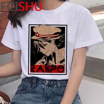Bungou Benamių Šunų marškinėlius vyrų 2021 plius dydis spausdinti japonų ulzzang drabužius, viršuje tees estetinės balti marškinėliai