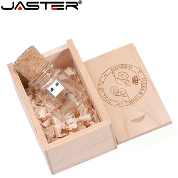 JASTER usb 2.0 nutolimas buteliuko dėžutės modelis usb2.0 32GB usb flash drive pendrive 4GB 8GB 16GB Graži dovana pen ratai
