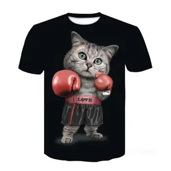 Katė Ragdoll trumpomis Rankovėmis T -Shirt Pusė Rankovės 3d Atspausdintas T -Shirt Viršūnes Vyrų, Moterų, Vaikų, Augintinių, T -Shirt Azijos Dydis 6xl