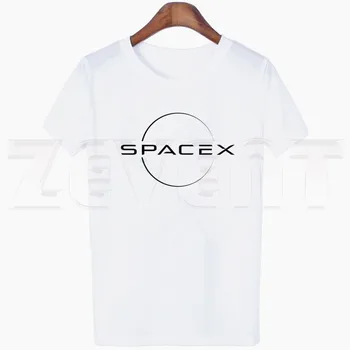 Kosmoso X Logotipas Užimti Mars Raketų SpaceX T Shirts Vasaros Laisvalaikio moteriški marškinėliai trumpomis Rankovėmis Moteriška Viršūnes Tees