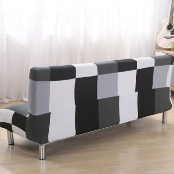 Lankstymo sofa-lova padengti pledas sofa-lova užvalkalai, minkštas patogus armless sofa apima gyvenamasis kambarys sofos padengti elastinga
