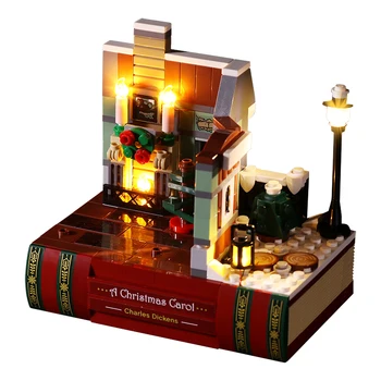 LED Šviesos Rinkinys 40410 Charles Dickens Duoklė A Christmas Carol Blokai Žaislai(neapima LED Lego Rinkinys)