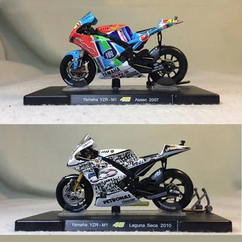 LIŪTAS 1:18 46# Motociklų modelių Serija Puglia Yamaha Honda Autocycle Metalo Plastiko Išskirtinį Apdailos Kolekcija