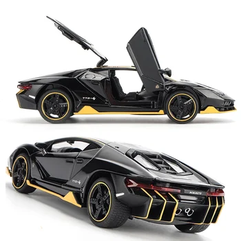 LP770 740 1:32 Lamborghinis Automobilių Lieti Sporto Automobilio Modelį Diecast Garso, Super Lenktynių Kėlimo Uodega Karšto Automobilių Ratų Vaikams Dovanos