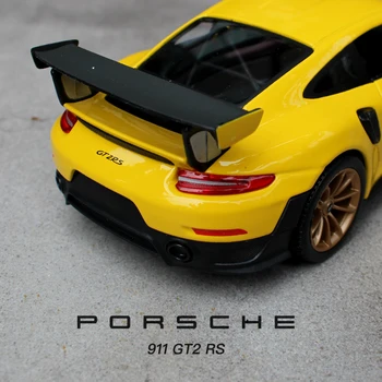 Maisto 1:24 Porshe 911 GT2 RS edition Labai išsamius, lieto tikslumo modelio automobilio Modelio surinkimo dovana