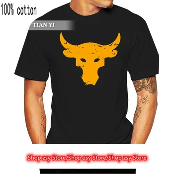 Marškinėlius Brahma Bull Roko Projektas, Sporto Salė Logo T Shirt 100 Medvilnė Dydis M3Xl
