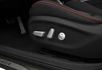 Matt ABS Plastiko Automobilio Sėdynės Addjustment Mygtuką Padengti Apdaila 5vnt Už Hyundai Tucson Automobilių Stilius Accessoies. 2016 m. 2017 m. 2018 m. 2019 m.