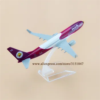 Metalų lydinio, Violetinė Tailando NOK Air B737 Aviakompanijų Lėktuvo Modelį, Tailandas NOK Boeing 737 Airways 