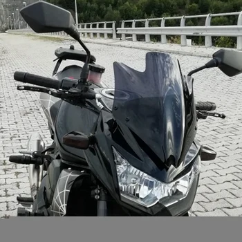 Motociklu priekinius Stiklus Vėjo Deflektoriai prekinis, galinis Stiklo už Kawasaki Z750 Z750R 2007-2012 m.