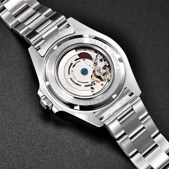 PAGANI DIZAINO 2021 Prabangių Vyrų Mechaninis Laikrodis Nerūdijančio Plieno GMT Žiūrėti Top Brand Safyro Stiklas Vyrų Laikrodžiai Reloj Hombre