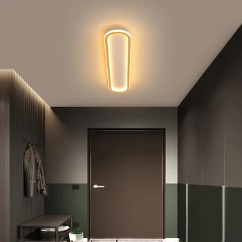 Paprasta LED kambarį lempos miegamasis, koridorius, valgomasis patalpų apšvietimas blizgesį modelis kambaryje ilgai lubų lempa