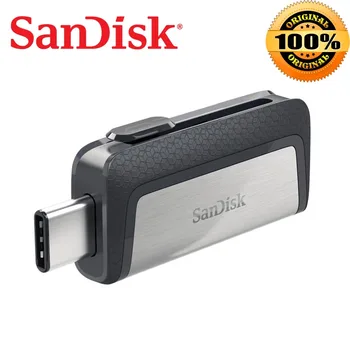 Sandisk SDDDC2 ekstremumų tipas-C 256 gb 128 gb Dual de 64gb USB OTG, Flash Pen Drive 32gb pendrive USB Micro USB 