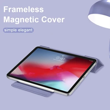 Saugi Magnetinė Atveju už iPad 4 Oro Smart Frameless Magnetas Adosorbed Padengti Atveju su Sklendė, skirta 