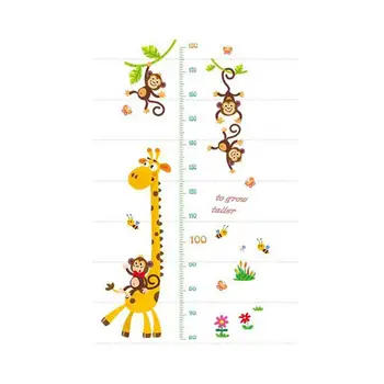 Sienos Lipdukas lipnios Mielas Aukštis Diagramos Projektavimo Žirafa, Beždžionė Sienos Lipdukas, skirtas 