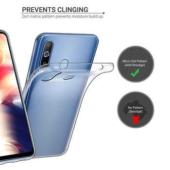 Skaidrus Telefono Padengti Samsung Galaxy A8S SM-G8870 2019 Minkšta Lanksti TPU Silikoninis Apsauginis Dangtelis GalaxyA8S 6.4 colių
