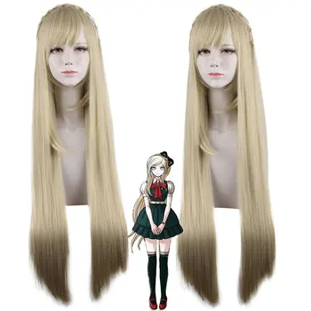 Sonia Nevermind Moterims, Ilgą Peruką kreminės Spalvos Perukas Anime Danganronpa Cosplay Plaukų Sintetinių Cosplay Perukas 100cm