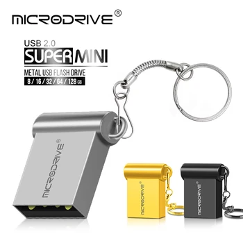 Super mini tiny Metalo usb flash drive 64gb 16gb 32gb 8GB pen ratai Metalo 4gb 8gb usb flash atmintinės usb pen drive