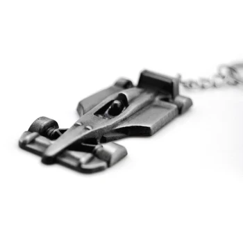 Vyriški Formulės Lenktyninį Automobilį Key Chain Vyrų Derliaus Aukso Spalvos Metalo Automobiliai keychain Ant Pagalvių Kelnes Vyrų Papuošalai Draugai Dovanos
