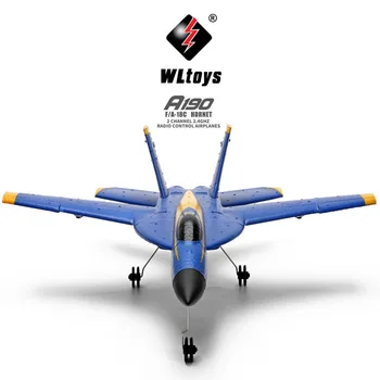 WLtoys XK A190 RC plokštumos 2.4 G 2Ch RC Lėktuvo Nuotolinio valdymo Orlaiviai Fiksuoto Sparno Lauko žaislai, Drone RTF Plokštumos, radijo valdymas