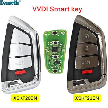 XHORSE VVDI Universalus nuotolinio valdymo pultai Smart Raktas su Artumo Funkcija Keyless Go PN: XSKF20EN/XSKF21EN anglų Versija
