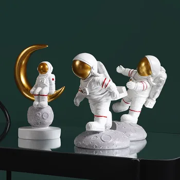 Šiaurės Kūrybos Astronautas Skulptūra Orlaivių Rašiklio Laikiklis Amatų Stalo, Namų Dekoravimo Reikmenys Šiuolaikinės Gimtadienio Dovana Animacinių Filmų