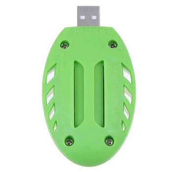 Žudikas Elektros Uodų Nešiojamų Uodų Repeller Atstumiantis Smilkalų Šildytuvas USB Žalia+Balta Plastiko Miego Musės Atstumiantis
