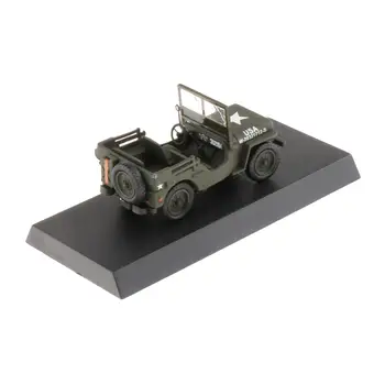 1:43 Mastelis Automobilio Modelį II Pasaulinio Karo Amerikiečių Jeep Modelis Lydinio Diecast WW II Džipas Modelio Automobilių Transporto Kolekcionuojamų Žaislas Vaikams Dovanų