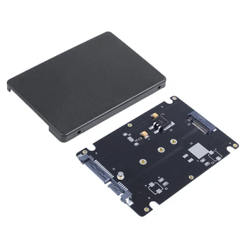 1 Vnt M. 2 NGFF (SATA) SSD 2,5 Colio SATA Adapteris Kortelės 8mm & 1 Vnt SATA 2 HD HDD SSD Talpyklos Kietąjį Diską Caddy Dėklas