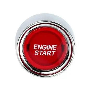 12V Automobilio Variklio Paleidimo išjungimo Jungiklis Mygtukas Jungiklis Automatinis Uždegimo Starteris Mygtuką Lipni Padengti Automobilio Salono 2021
