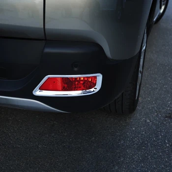 2013 m. m. m Peugeot 3008 Eksterjero Reikmenys, Automobilių Galiniai Rūko Žibintai Dangtelį Rūko Žibintai Apdailos Lipdukas ABS Chrome 
