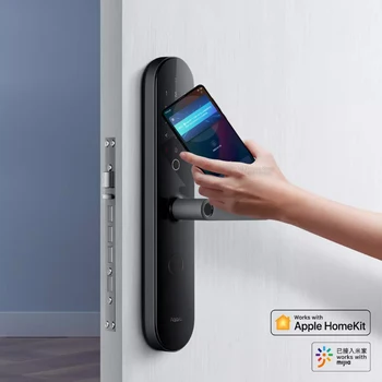 2020 Aqara N100 Smart Durų Užraktas, pirštų Atspaudų Bluetooth Slaptažodį NFC Atrakinti Dirba su Mijia HomeKit Smart Ryšys su Doorbell
