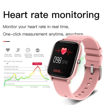 2020 IP68 Vandeniui Smart Watch Moterų Miela Apyrankė Širdies ritmo Monitorius Miego Stebėjimo Smartwatch Prisijungti 