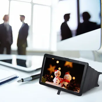 3D Filmą, Vaizdo Telefonas 8 colių Ekrano Didintuvai Stiprintuvo HD Expander Stovėti Turėtojas