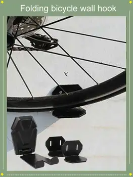 3Pcs Sulankstomas Dviratis Stovas prie Sienos Kabliu Kelių Kalnų Sienos Montuojamas Bike Rack Storage Sagtis dviračio remonto stendas, dviračių įrankių rinkinys