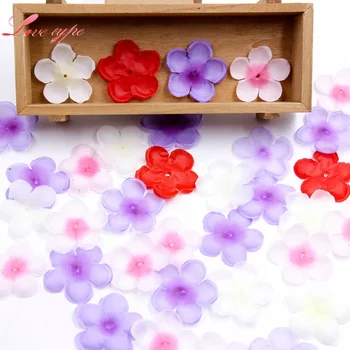 500pcs Modeliavimas Cherry Blossom Išaugo Padirbtų Žiedlapių Vestuvių Šilko Žiedlapius Dirbtinių Gėlių Namų Ir Vestuvių PASIDARYK pats Apdailos