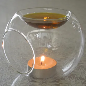 8pcs/pak Skersmuo=10cm Stiklo Smilkalų Degiklis Namų Puošybai Žvakių Laikiklis Namų eterinio Aliejaus Lempa Aromatas Viryklė
