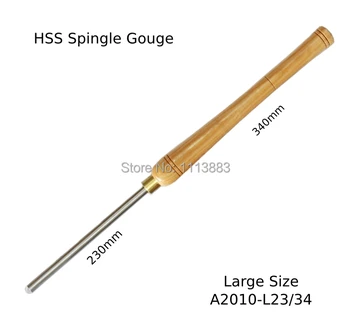A2010-L23/34 Didelio Dydžio HSS Veleno Skaptavimas Woodturning Įrankis