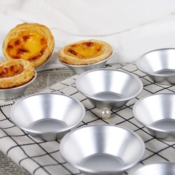 Aliuminio Nonstick Kiaušinių Formų Tortų Kepimo Įrankis Cupcake Taurės Tartlets Keptuvės Ripple Kiaušinių Pyragas Cupcake Pyragas Slapukas Bakeware Pasteis