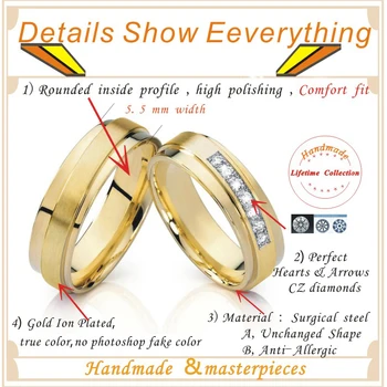 Atitikimo aljansų dubajus vestuviniai žiedai, papuošalai moterims, didmeninė vyrų nerūdijančio plieno piršto žiedą bague mariage anillos