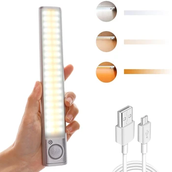 Automatinis Judesio Jutiklis Šviesos Spinta Šviesos diodų (LED Šviesos Kabineto Apšvietimas PIR Spinta Spinta Naktį Lempa Virtuvės, Miegamojo