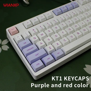 Baltos ir raudonos spalvos XDAS profilis keycap 108 dažų sublimated Filco/ANTIS/Ikbc MX jungiklis mechaninė klaviatūra keycap