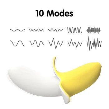 Bananų Formos Vibratoriai G-Spot Makšties Klitorio Stimuliatorius Silikono Vibratorių Moterų Masturbator Mielas Tik Suaugusiųjų Sekso Žaislai Moterims