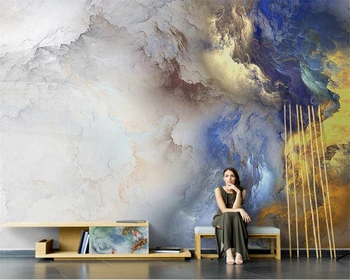 Beibehang Pritaikyti naujas Amerikos šviesos prabangūs modernios TV foną abstrakčios gyvenimo kambario, miegamasis tėtis peint