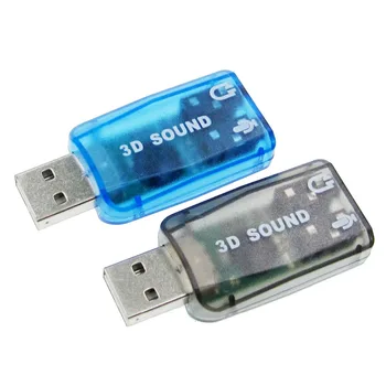 CM108 Chipset USB 2.0 Į 3D Garso Garso Kortelės Adapteris, Virtualus 5.1 Kanalas Kelio B Klasės Galios Stiprintuvą, Mikrofonas laisvų Rankų įranga