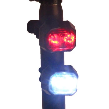 Dviračio Šviesos USB Įkrovimo MTB Dviračių Priekio Atgal užpakalinis žibintas Dviračių Saugos Dviračių Lempos Flashligh Dviračių Šviesos Bike Accessories