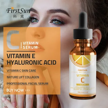 Firstsun Vitaminų VC Hialurono Rūgštis Drėkinantis Skaistina Odos Tonas Drėgmės papildymo veido odos Veido Serumas Odos Priežiūra