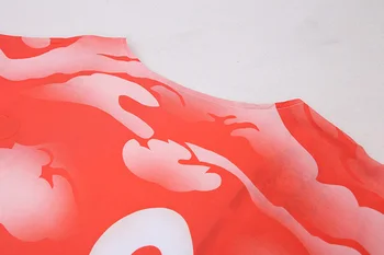 Fitshinling 2021 Medvilnės Kimono Derliaus Paplūdimio Cover Up Maudymosi Kostiumėliai, Kranas Spausdinti Rausvos Spalvos, Ilgas Megztinis Bohemijos Negabaritinių Bikini Gegužinė
