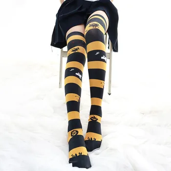 Gotikos Aukštakulniais Kojinės Anime Ir Animacinių Filmų Gpgb Modelis Atspausdintas Kojinės Lolita Cosplay Overknee Kojinės Helovinas Triko Japonų